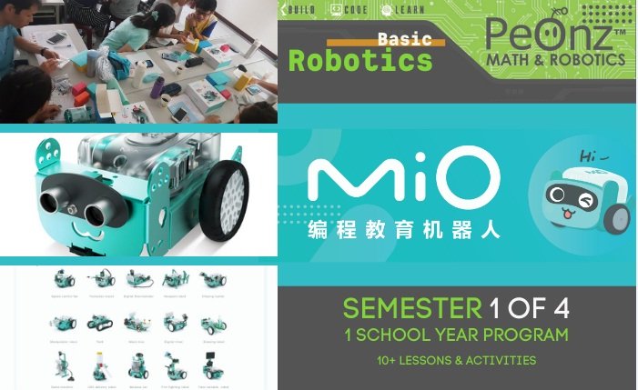 Robotics: MiO for Kids by PeOnz – First Semester