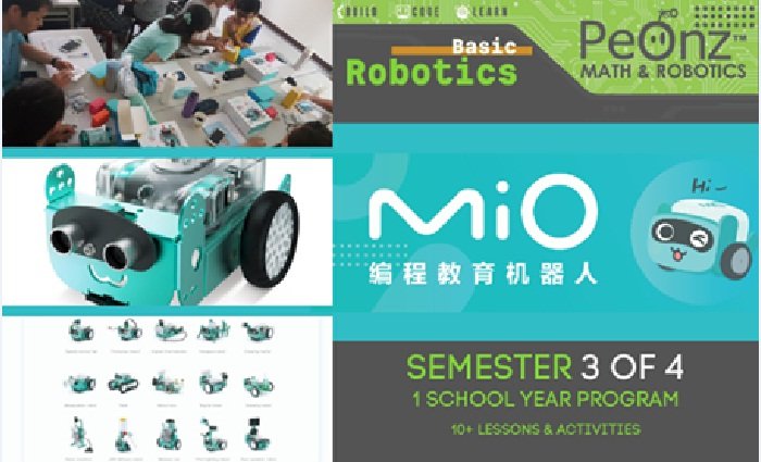 Robotics: MiO for Kids by PeOnz – Third Semester